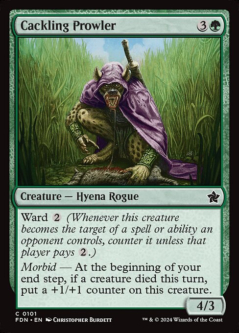 Cackling Prowler (Foil) - Foundations