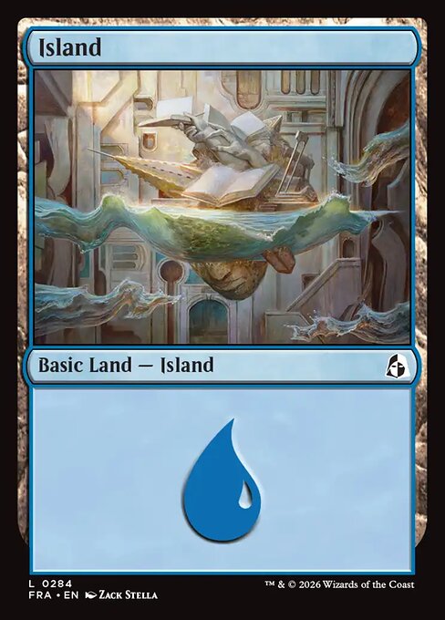 Island (0284) (Foil) - Reality Fracture