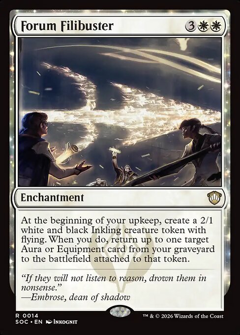Forum Filibuster - Commander: Secrets of Strixhaven
