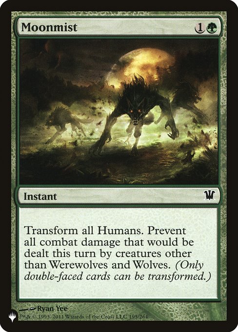 Moonmist - The List Reprints