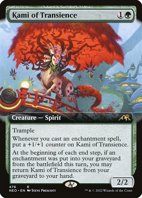 Kami of Transience (Extended Art) - Kamigawa: Neon Dynasty