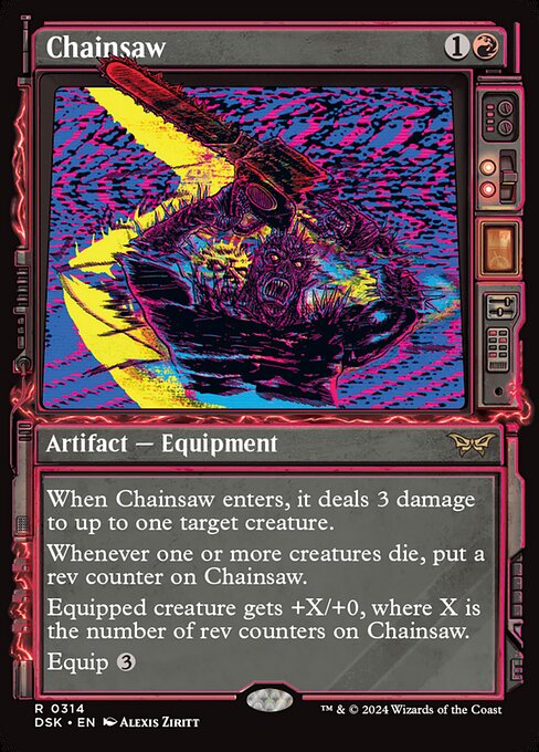Chainsaw (Showcase) (Foil) - Duskmourn: House of Horror