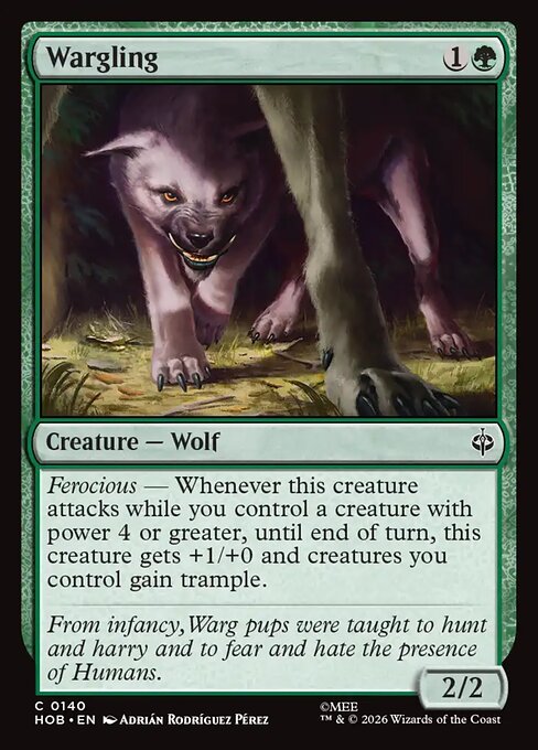 Wargling (Foil) - The Hobbit