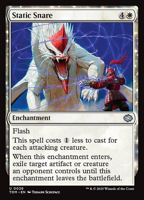 Static Snare (Foil) - Tarkir: Dragonstorm