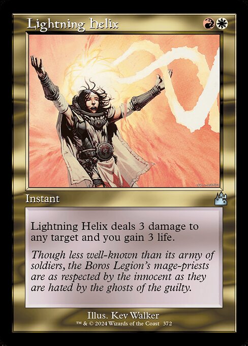Lightning Helix (Retro Frame) - Ravnica Remastered