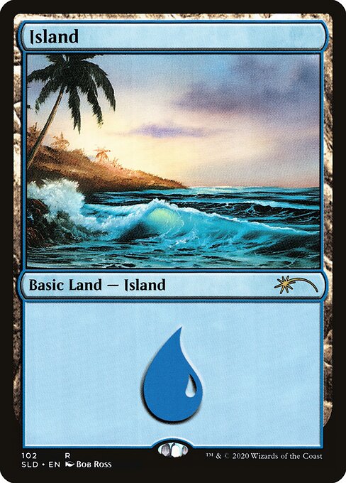 Island (102) (Bob Ross) - Secret Lair Drop Series