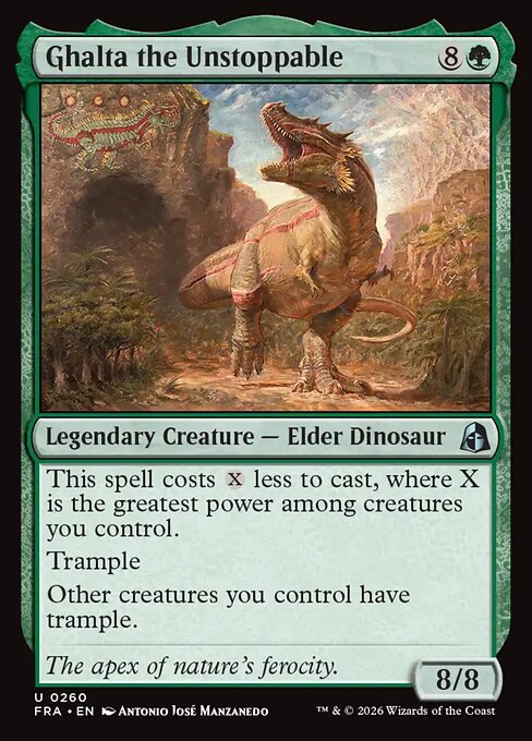 Ghalta the Unstoppable (Foil) - Reality Fracture