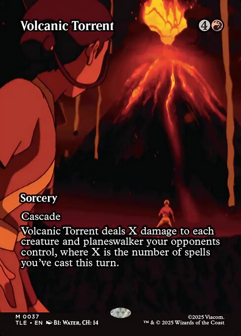 Volcanic Torrent (Borderless) - Avatar: The Last Airbender: Eternal-Legal