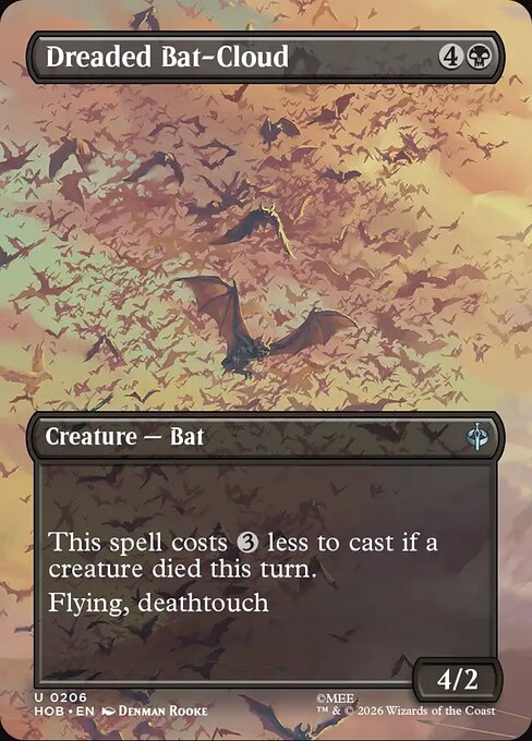 Dreaded Bat-Cloud (Borderless) (Foil) - The Hobbit