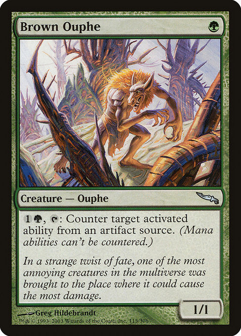 Brown Ouphe - Mirrodin