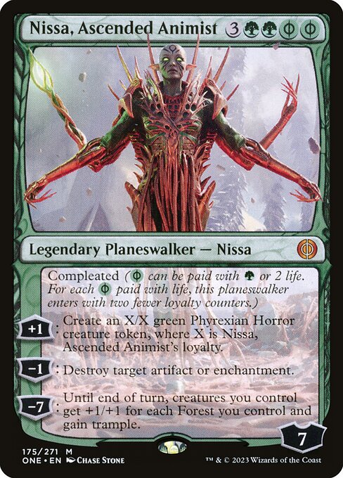 Nissa, Ascended Animist - Phyrexia: All Will Be One