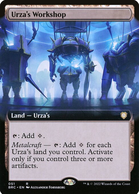 Urza's Workshop (Extended Art) - Commander: The Brothers' War