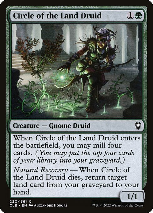 Circle of the Land Druid (Foil) - Commander Legends: Battle for Baldur's Gate