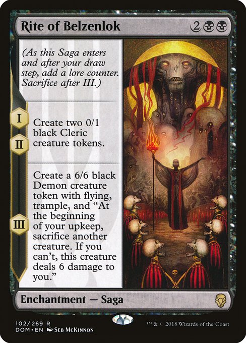 Rite of Belzenlok - Dominaria