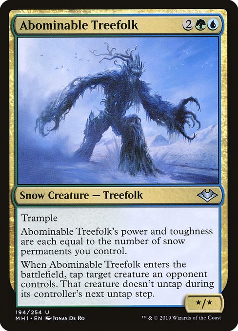 Abominable Treefolk - Modern Horizons