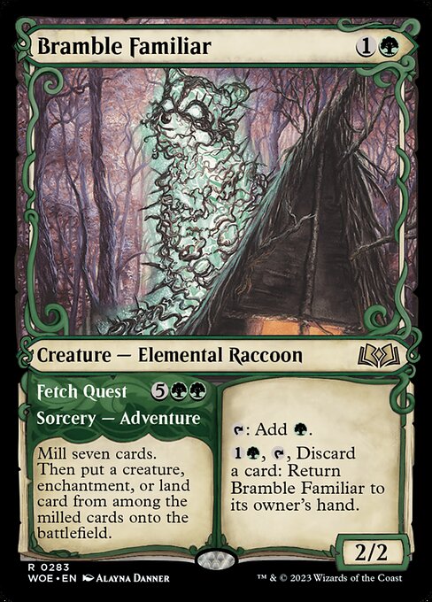 Bramble Familiar (Showcase) - Wilds of Eldraine