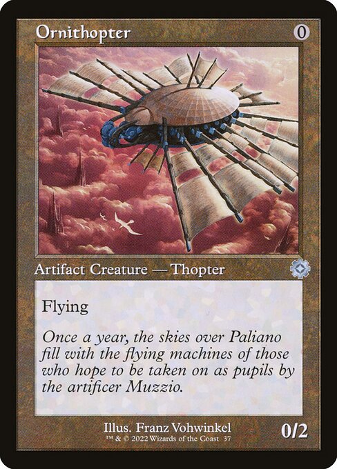 Ornithopter (Foil) - The Brothers' War: Retro Frame Artifacts