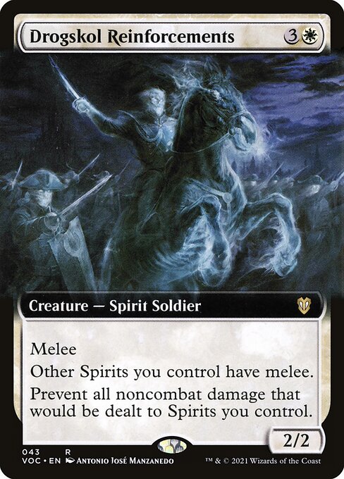 Drogskol Reinforcements (Extended Art) - Commander: Innistrad: Crimson Vow