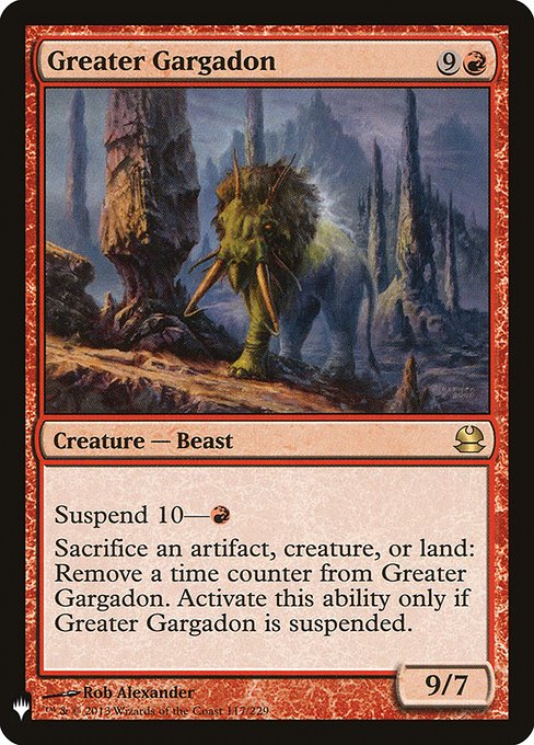 Greater Gargadon - The List Reprints