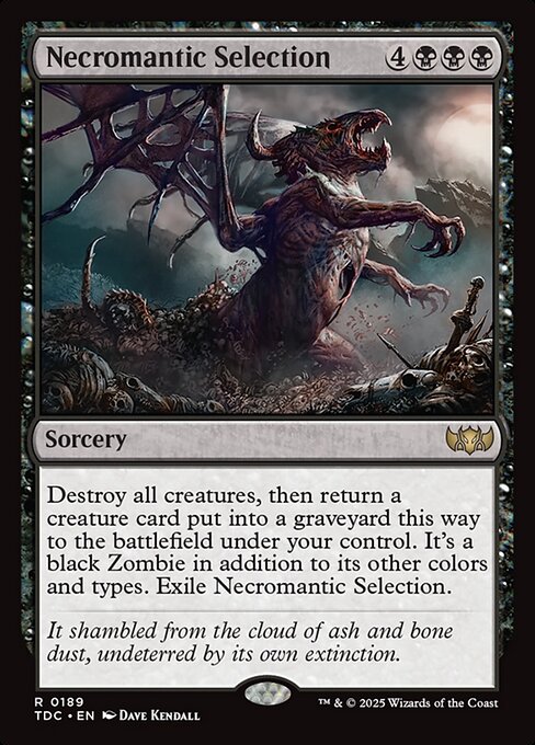Necromantic Selection - Commander: Tarkir: Dragonstorm