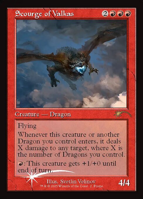 Scourge of Valkas (Retro Frame) (Foil) - MagicFest Cards