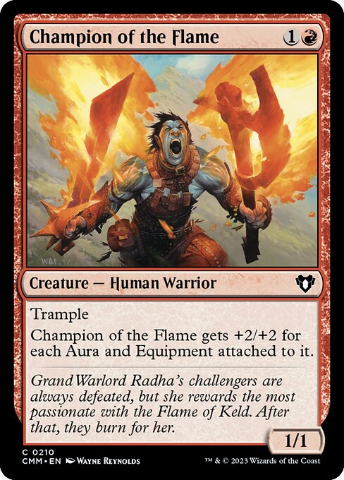 Champion of the Flame (Foil) - Commander Legends