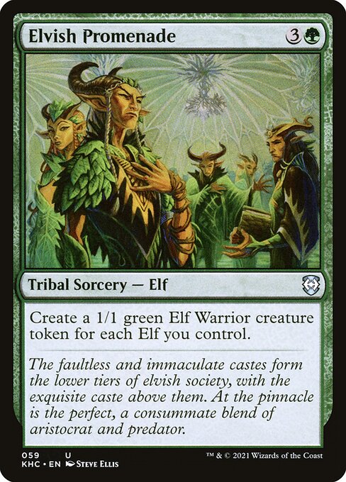 Elvish Promenade - Commander: Kaldheim