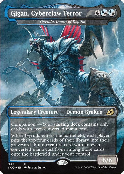 Gigan, Cyberclaw Terror - Gyruda, Doom of Depths - Ikoria: Lair of Behemoths