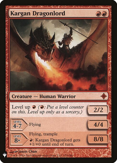 Kargan Dragonlord - The List Reprints