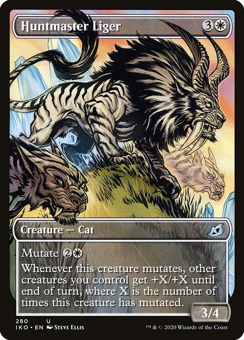 Huntmaster Liger (Showcase) - Ikoria: Lair of Behemoths