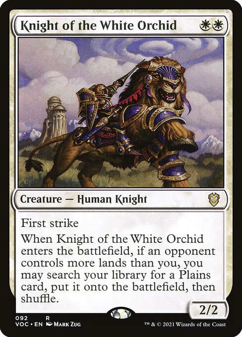 Knight of the White Orchid - Commander: Innistrad: Crimson Vow