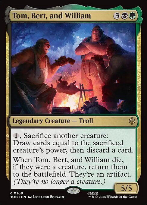 Tom, Bert, and William (Foil) - The Hobbit