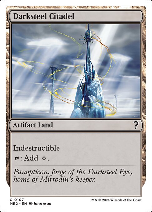 Darksteel Citadel (White Border) - Mystery Booster 2