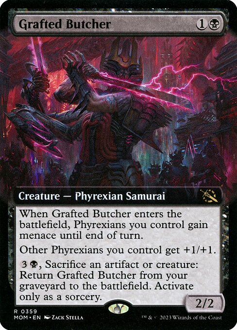 Grafted Butcher (Extended Art) - March of the Machine