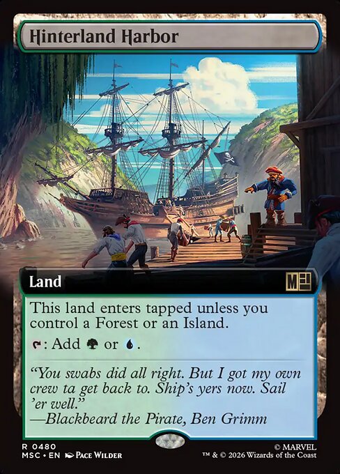 Hinterland Harbor (Extended Art) - Commander: Marvel Super Heroes