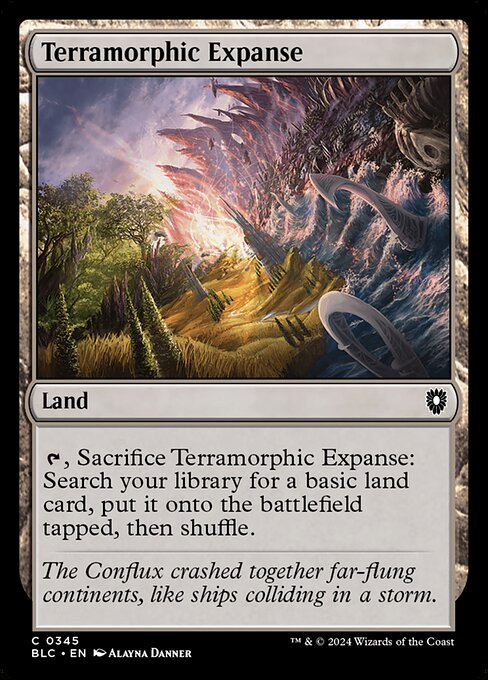 Terramorphic Expanse - Commander: Bloomburrow