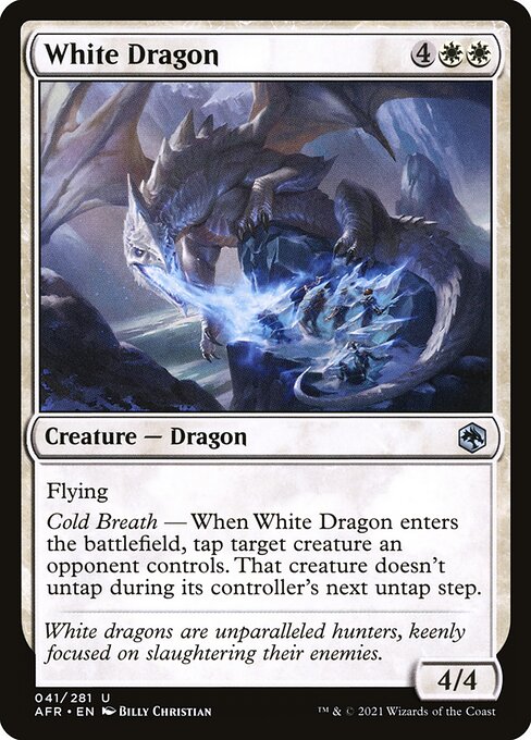 White Dragon (Foil) - Adventures in the Forgotten Realms