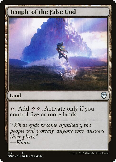 Temple of the False God - Commander: Phyrexia: All Will Be One