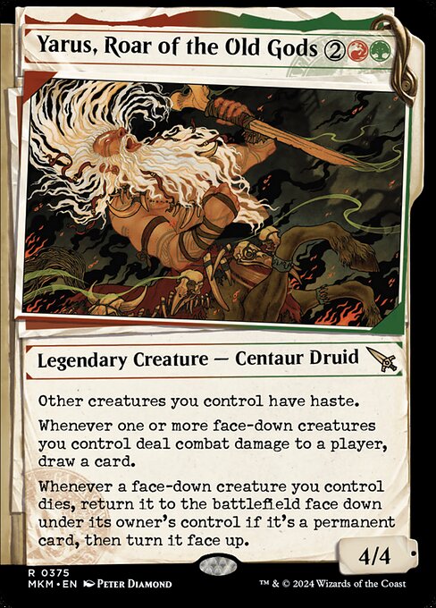Yarus, Roar of the Old Gods (Showcase) (Foil) - Murders at Karlov Manor
