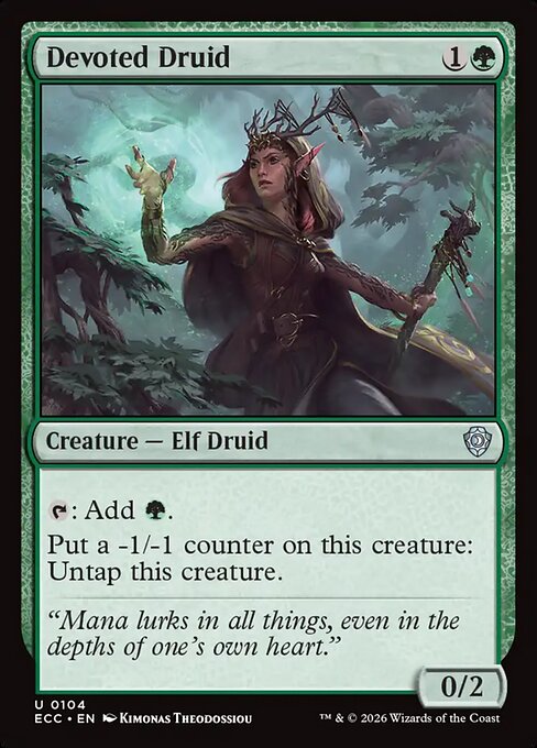 Devoted Druid - Commander: Lorwyn Eclipsed