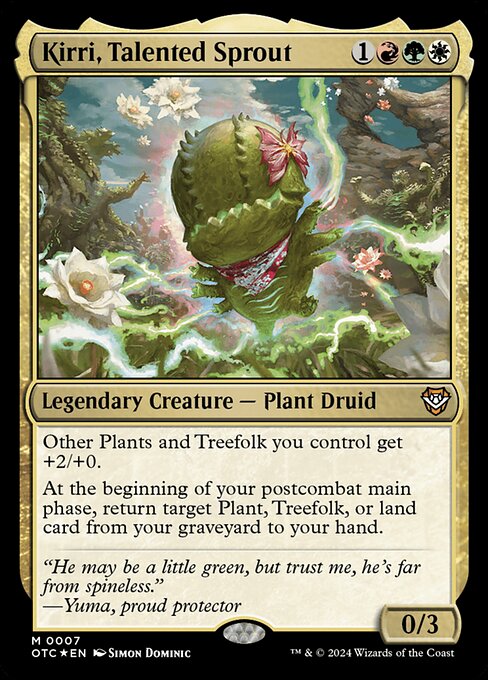 Kirri, Talented Sprout (Foil) - Commander: Outlaws of Thunder Junction