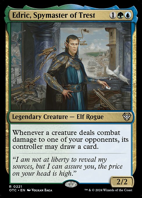 Edric, Spymaster of Trest - Commander: Outlaws of Thunder Junction