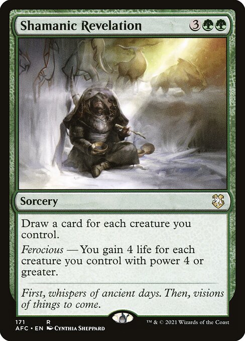 Shamanic Revelation - Commander: Adventures in the Forgotten Realms