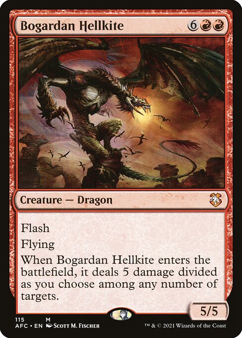Bogardan Hellkite - Commander: Adventures in the Forgotten Realms