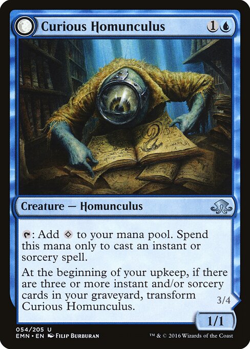 Curious Homunculus (Foil) - Eldritch Moon