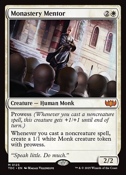 Monastery Mentor - Commander: Tarkir: Dragonstorm