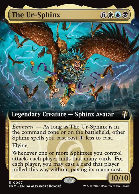 The Ur-Sphinx (Extended Art) - Commander: Reality Fracture