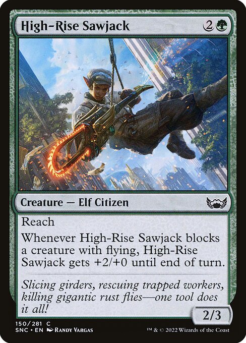 High-Rise Sawjack (Foil) - Streets of New Capenna