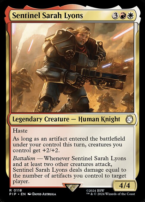 Sentinel Sarah Lyons - Universes Beyond: Fallout