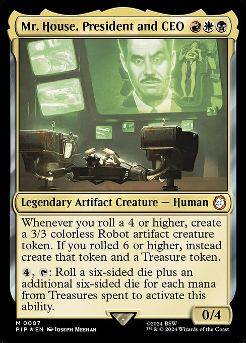 Mr. House, President and CEO (Foil) - Universes Beyond: Fallout